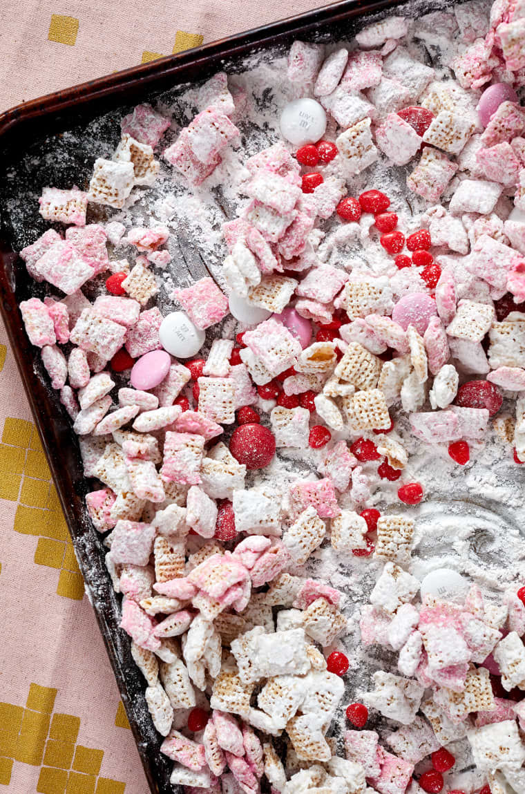 Valentine's Day puppy chow